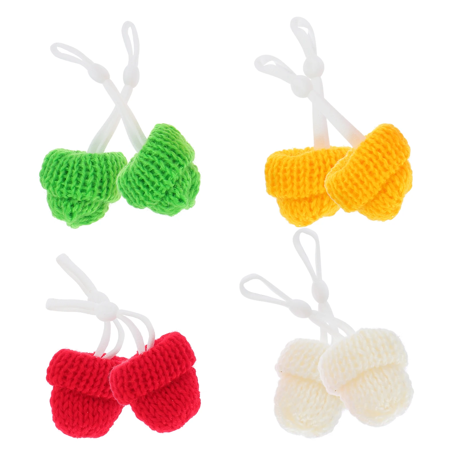 

8 pcs Pet Hat Soft Yarn Sunglasses for Lizards Reptiles Small Animals Elastic Strap Adjustable Pet Costume Accessories