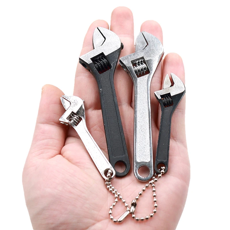 Mini klucz nastawny 2,5/4 cala Klucz płaski Narzędzia Mały klucz Przenośny zestaw kluczy Można nosić z Tobą