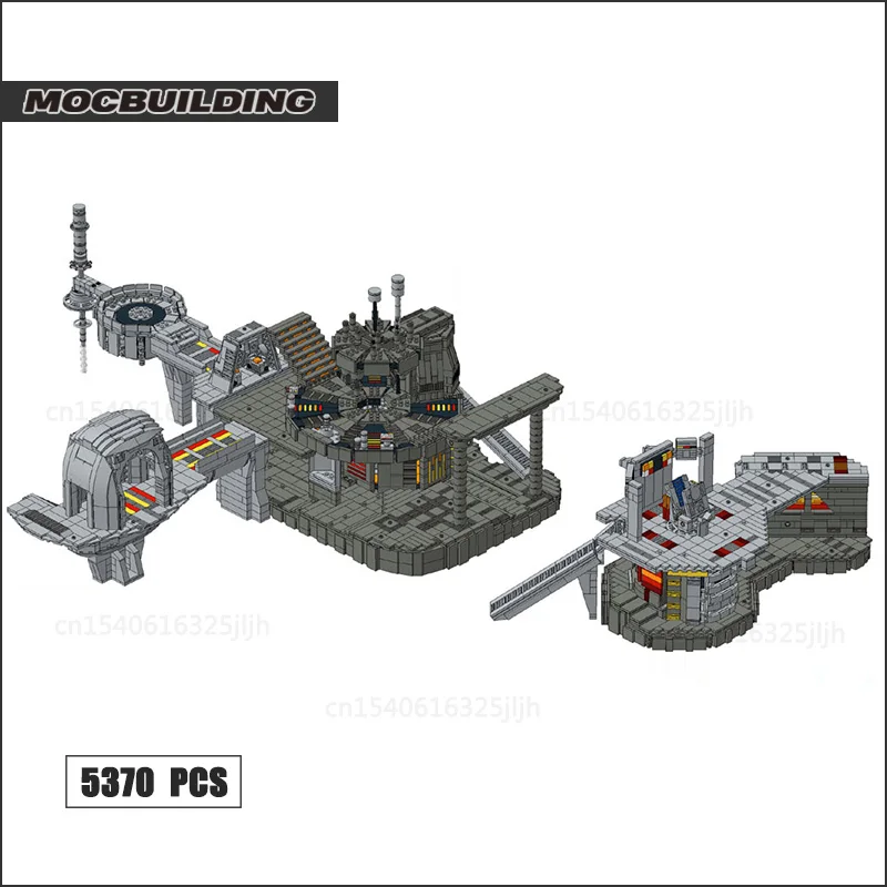 Movie Scene Cloud City MOC Building Blocks Models Diorama Architecture Technology Bricks CollectionToys Xmas Gifts