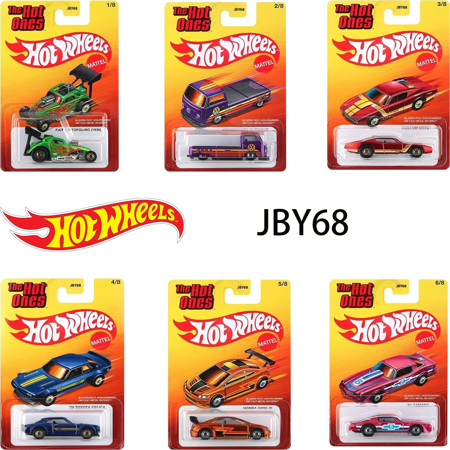 

Hot Wheels 1:64 Ретро масштаб JBY68 9C6A модель автомобиля из сплава детская коллекция игрушек подарок ДОСТАВКА доставка защита