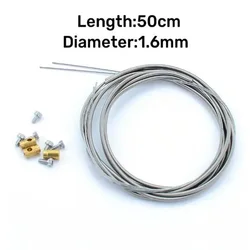 Scaleclub Lock Differential Cable Stainless Steel Spring Cable For Tamiya Lesu For Scania Man Actros Volvo Car Parts Rc Truck