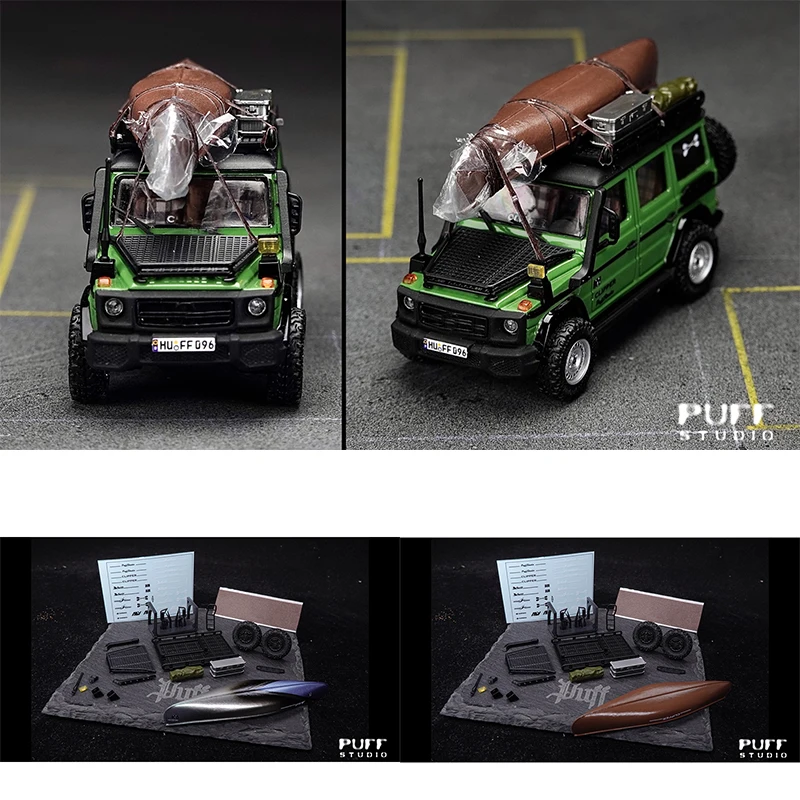 PuffStudio 1/64 Boat Kit Suitable for Car Model Modification Accessories Resin Model