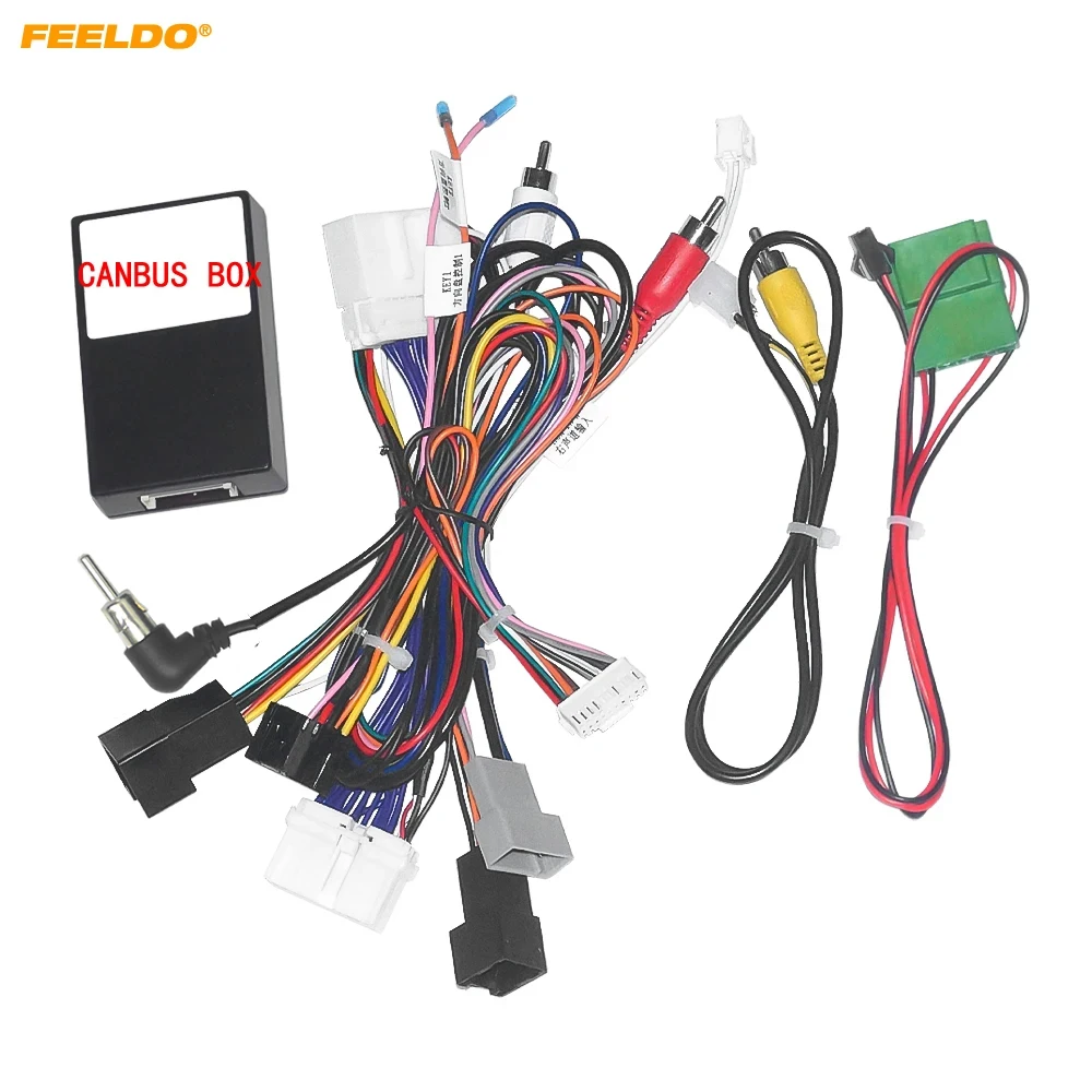 

Автомобильный 16-контактный адаптер жгута проводов FEELDO Canbus Box для Subaru Tribeca (07-11) с монтажной головкой OEM-навигатора
