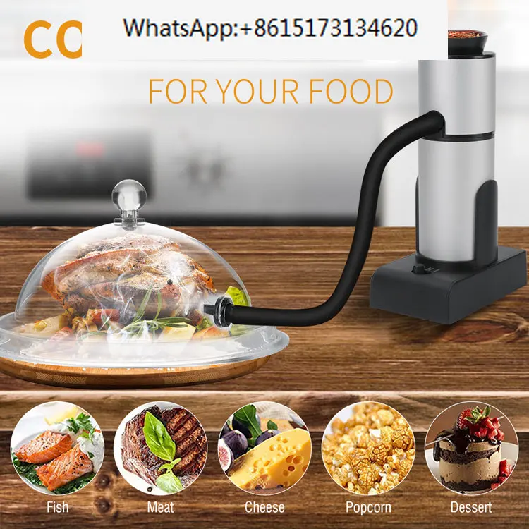 New Handheld Cold Smoker gun Molecular Cooking whisky Steak Smoked Gun Sawdust Small Kitchen Appliance Set