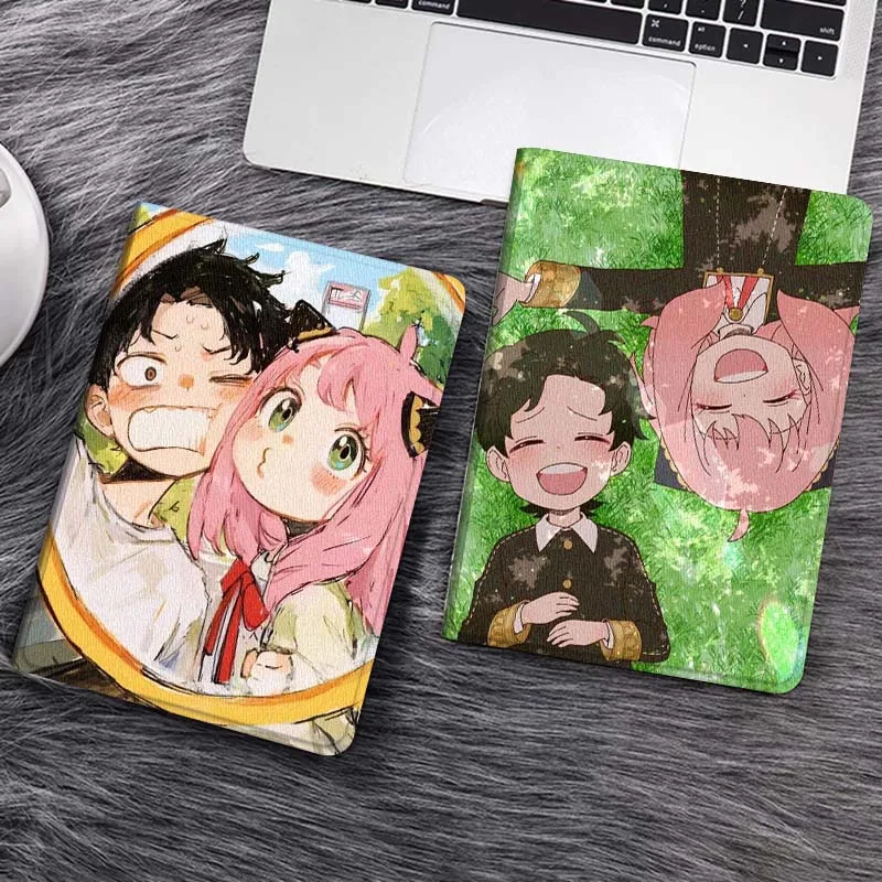 

S-SPY FAMILY Anime Anya Cute Gift Tablet Case For Samsung Tab Galaxy S6 S11 A A7 A8 A9 A11 10.1 10.4 10.5 Plus Lite