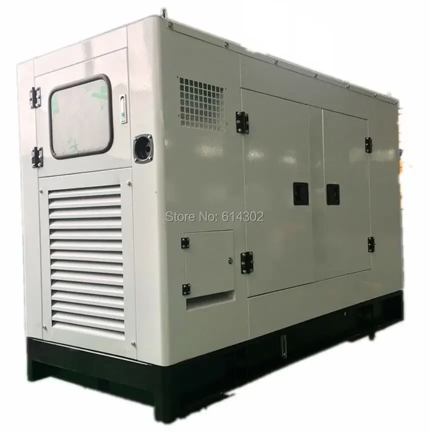 Weichai Ricardo 150kw187.5kw 3 เฟส 50Hz เครื่องกําเนิดไฟฟ้าดีเซลเงียบพร้อมแปรงกําเนิดไฟฟ้ากระแสสลับและฐานการใช้ถัง