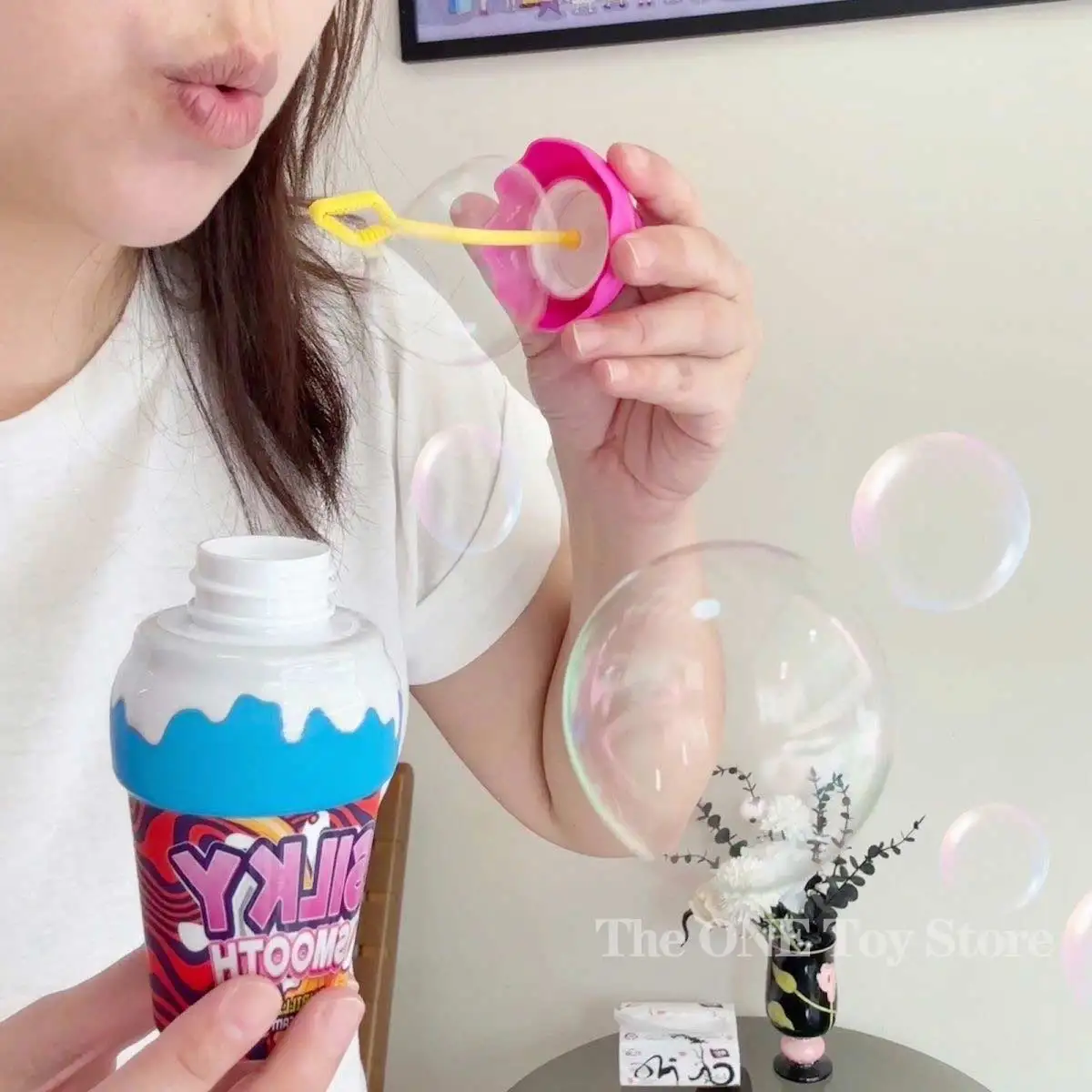 جديد فقاعة زجاجة اللعب فقاعات الصابون مقلوب دون آلة تسرب منفاخ صانع الصيف في الهواء الطلق ألعاب الحفلات لعب للأطفال #5