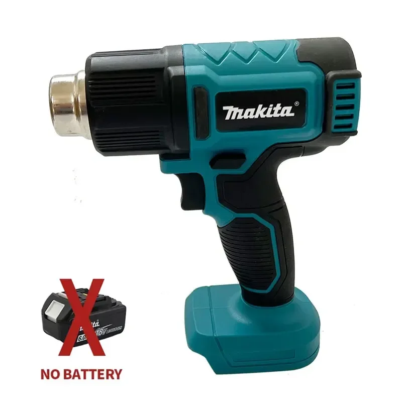 Makita 18 V Heteluchtbakpistool Gereedschap Draadloos heteluchtpistool Luchtdroger voor solderen Max 550 ° C Krimpfolie Draadloos Oplaadbaar DHG181 - afbeelding 1