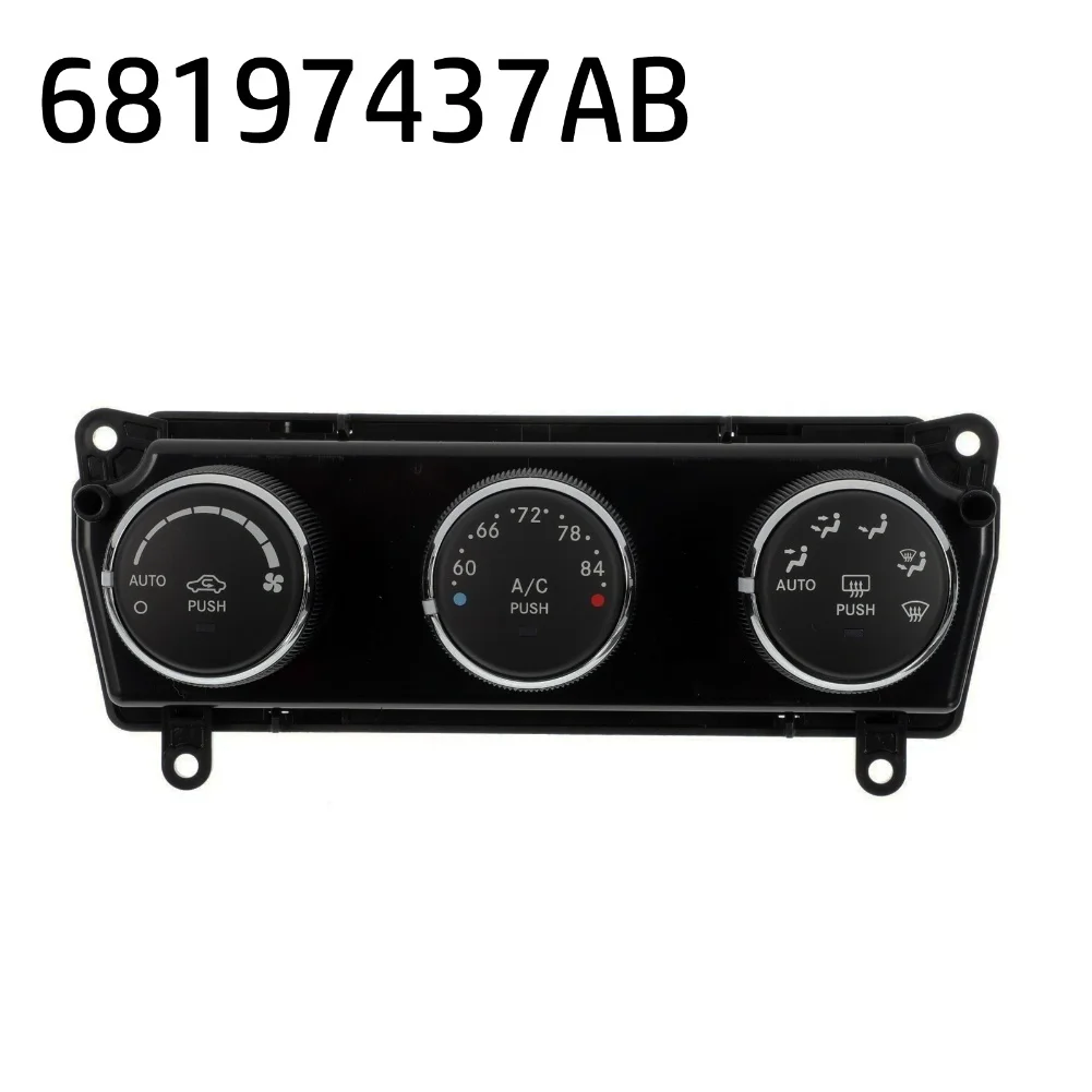 Temp Control Switch 68197437AB For Jeep For Wrangler 2014-2016 Air Conditioning Heater Module Replacement Interior Parts