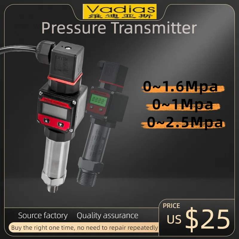 

Датчик давления с ЖК-дисплеем, 2 бара, 10 бар, 20 бар, 30 бар, датчик давления 4-20 мА, 0-10 В, 0-5 В, RS485, датчик давления