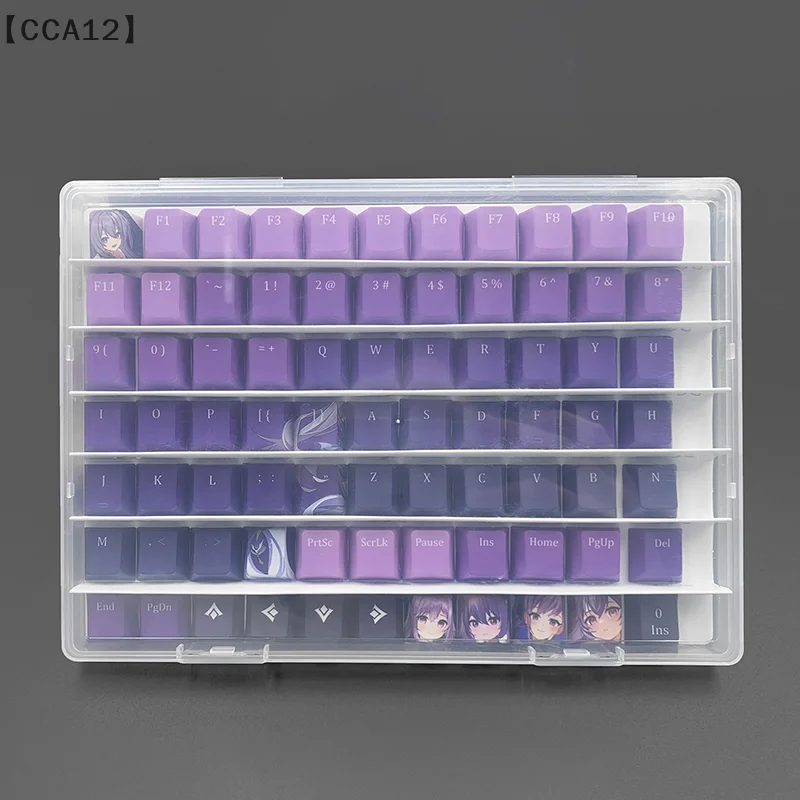 Keycap Storage Box Tray Mechanical Keyboard Keycap Transparent Dustproof Display Box