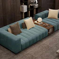 Rozkładana sofa do salonu miękka brązowa wygodna designerska poduszka dmuchana Sofa ludzki włoski Salon Meuble meble mieszkaniowe