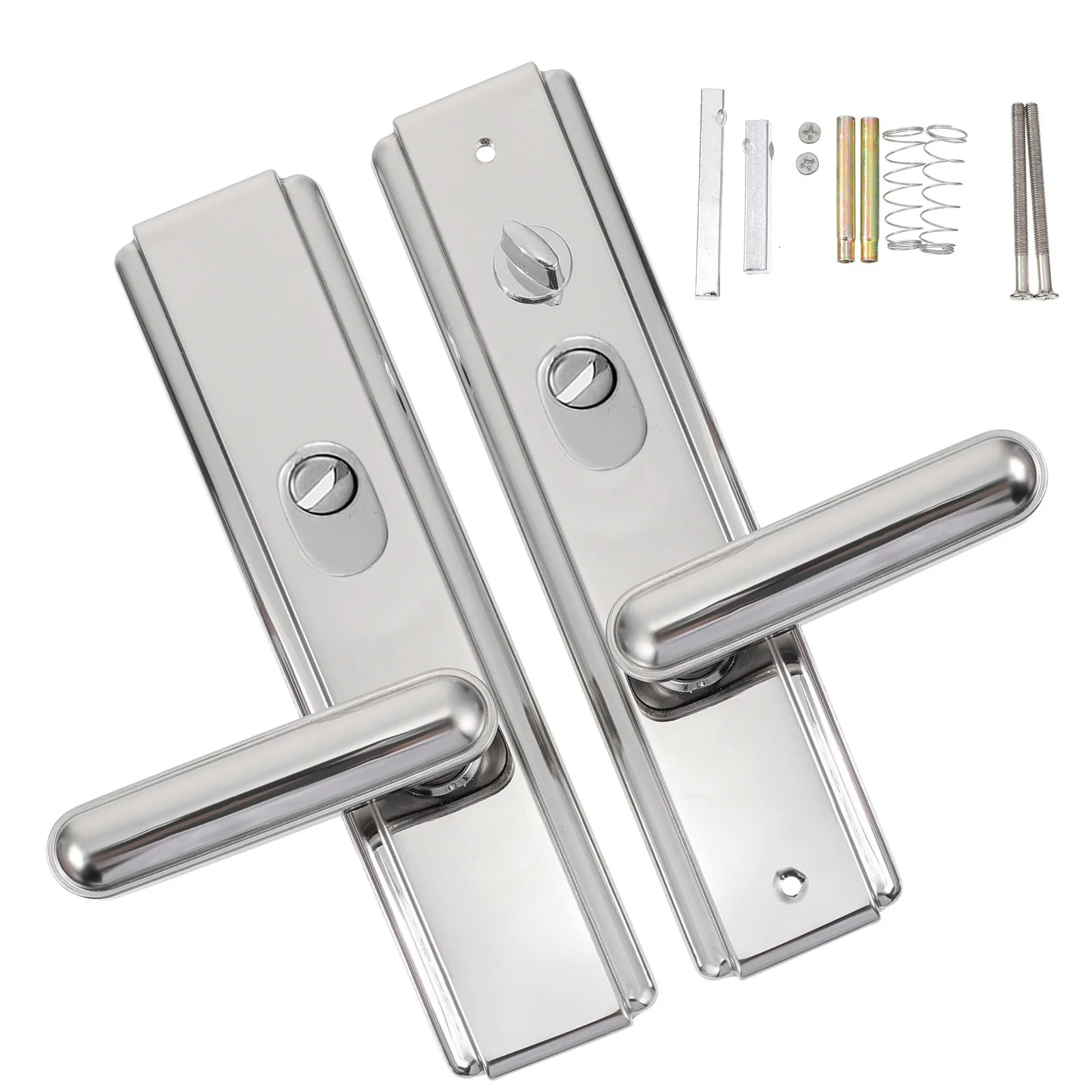 

Комплект из 1 шт. ручек-скоб из нержавеющей стали для тяжелых условий эксплуатации, с плавным ходом, для межкомнатных дверей, шкафов, гардеробов, металлическая ручка для дверей комнат