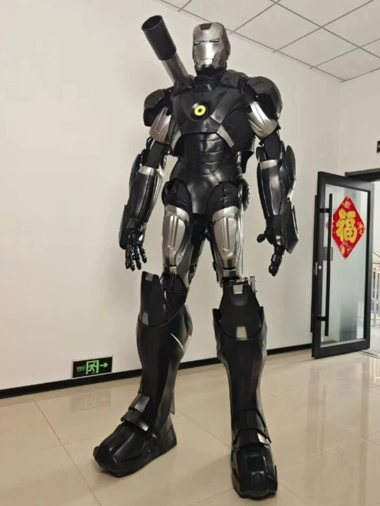 Traje de batalla portátil Iron Man 1:1 armadura de Robot de cuerpo completo disfraz de Cosplay para adultos figura de acción Mecha juguete para regalo de Navidad