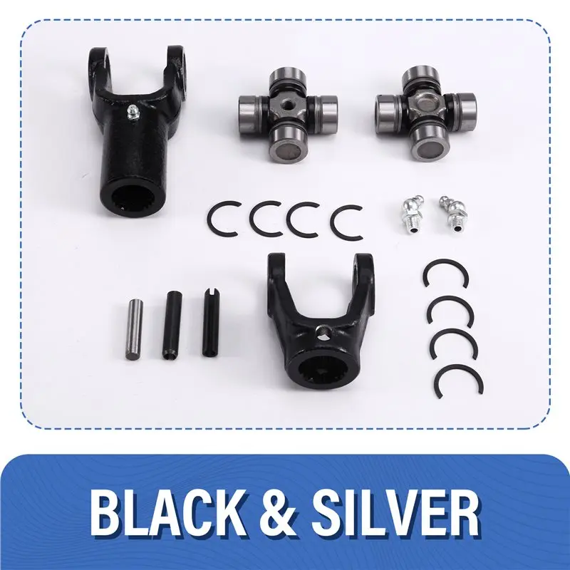 AT92-For Polaris Ranger 400 2010-2014 Front Prop Shaft Yoke& U-Joint Replacement Parts 2203704 2203698 2203703