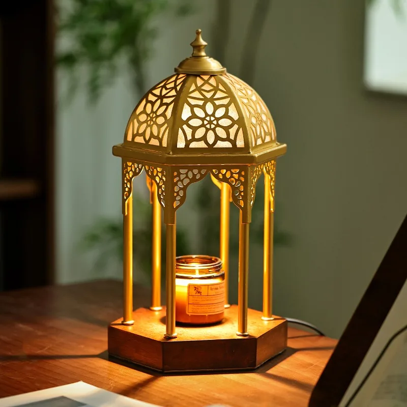 Bohemian Vintage Aromatherapy Lamp Home Bedroom Bedside Lamp Romantic Atmosphere Candle