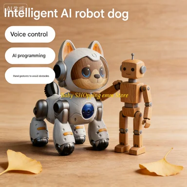 23GD – Robot AI à commande vocale avec geste amusant, jouet pour animaux de compagnie, mises à niveau pour garçons et filles, temps de jeu
