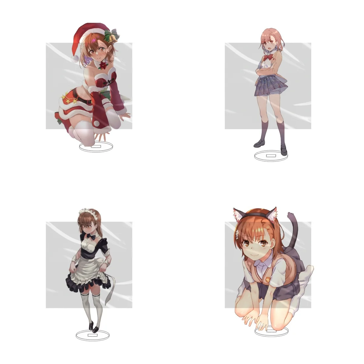 

15CM Anime A Certain Magical Index Acrylic Stand Model Cosplay Characters Ornament Accessories Goods Christmas Gifts