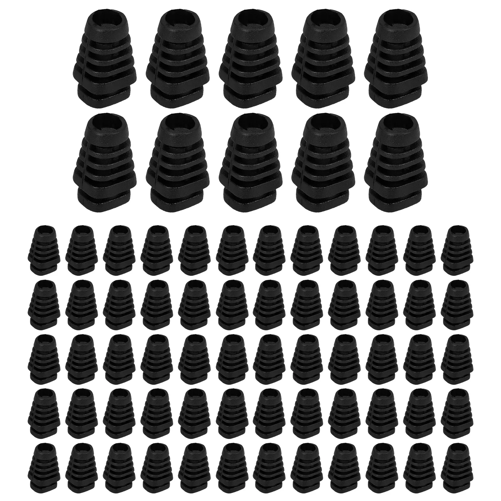 

100pcs Cable Glands Spiral Wire Protector Strain Relief Connector Cord Grip ABS Material Durable Electrical for Industrial Use