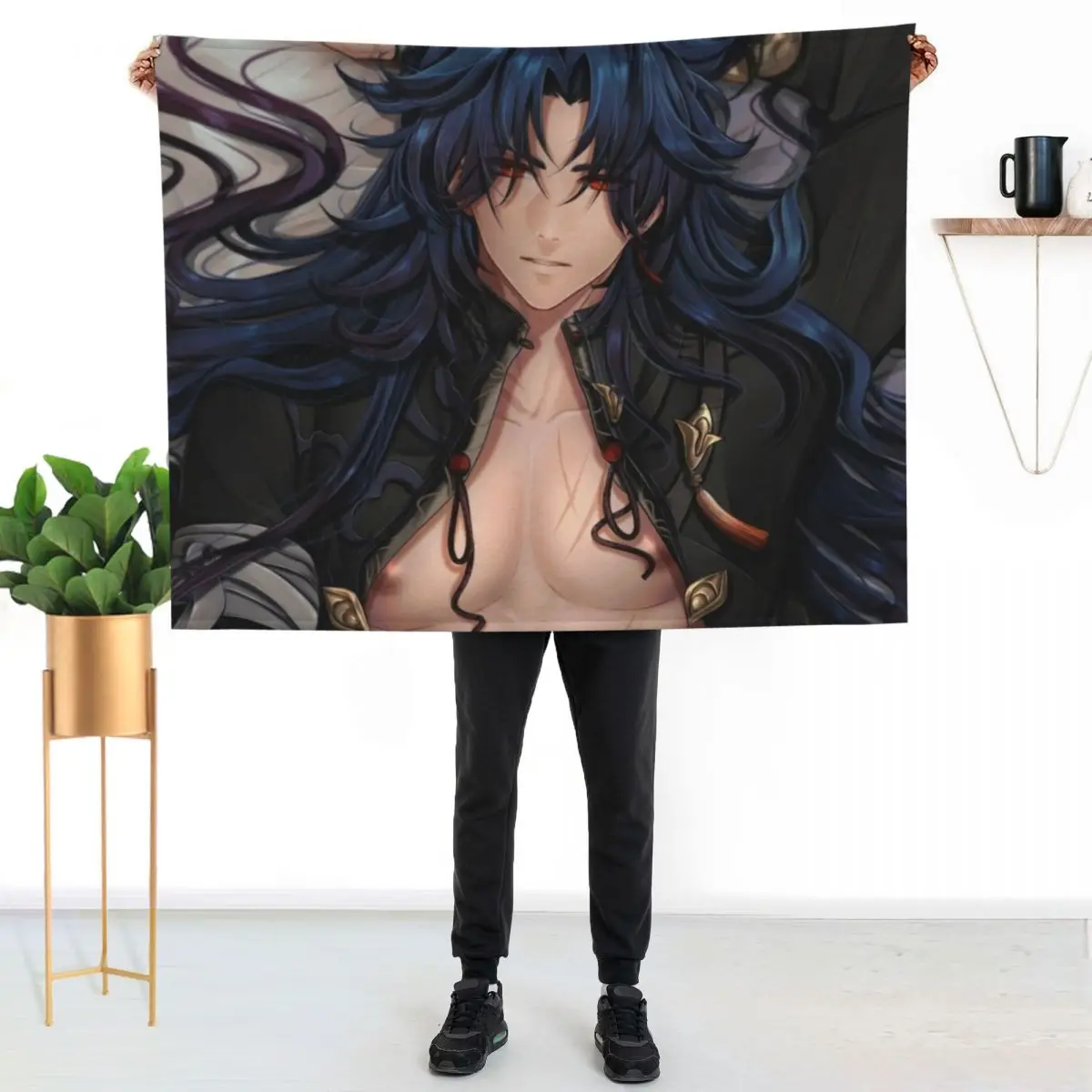 

Blade (honkai star rail) Throw Blanket Warm Flannel Blanket for Couch Chair Bedroom
