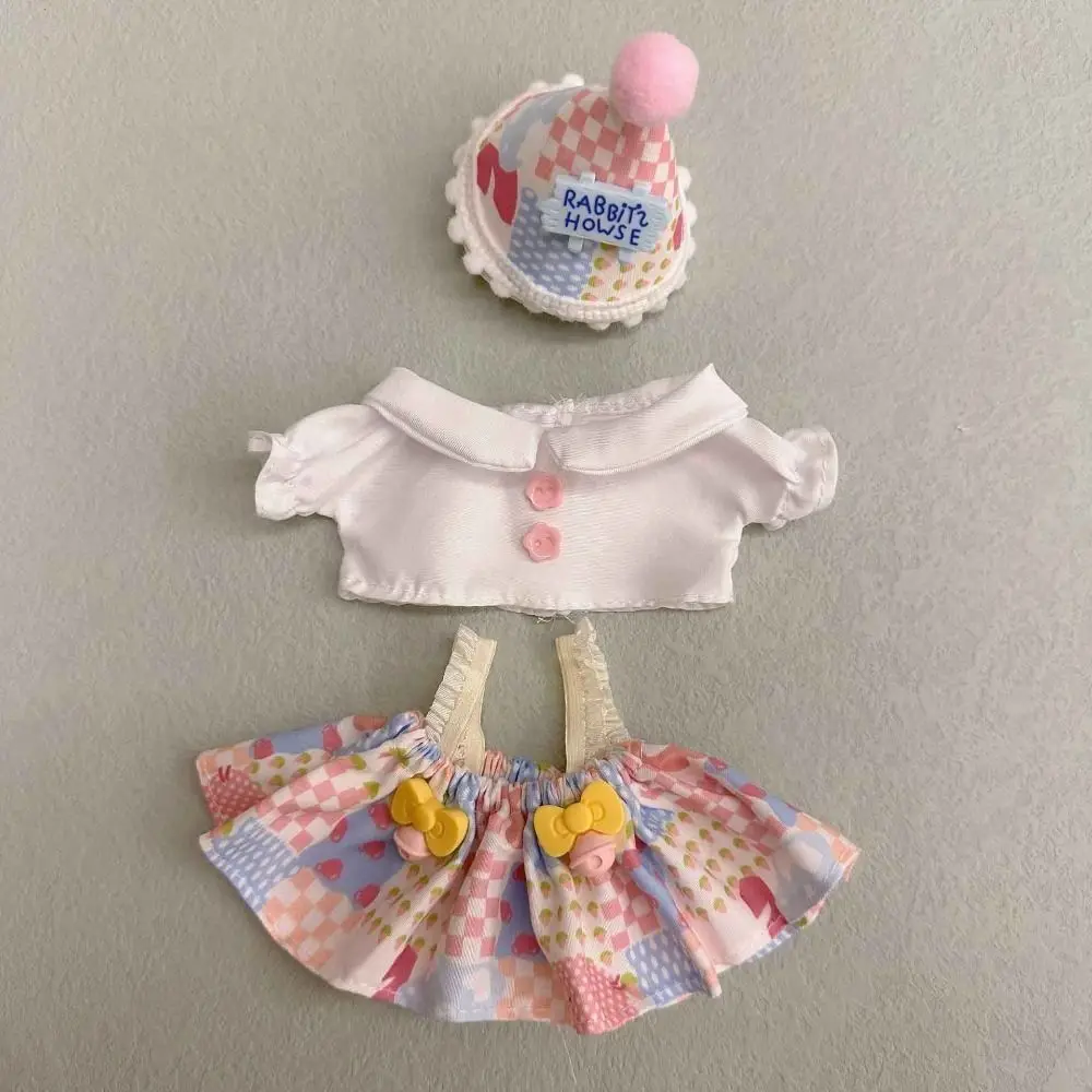 Gift 20CM Clothes Accessories Replacement Outfit Cap Dress Suit Cosplay Multicolor Hairband Suspender Cotton