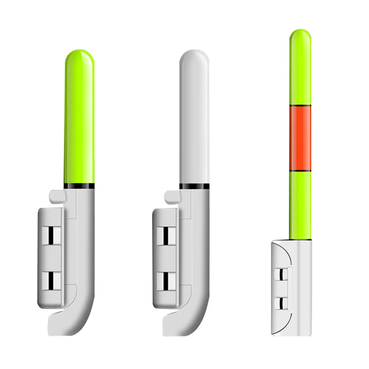 

3PCS Fishing Lamp Electric LED Stick Light Night Fishing Tackle Accessory Luminous Float(Steady On, Flash, Two-Color)-AA85