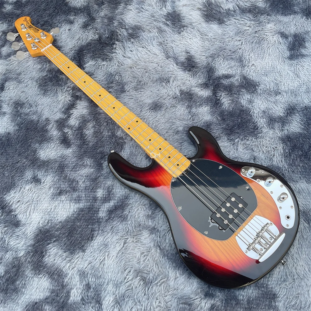 High-quality custom-made electric bass 4-string 5-string bass Sunset body maple fingerboard