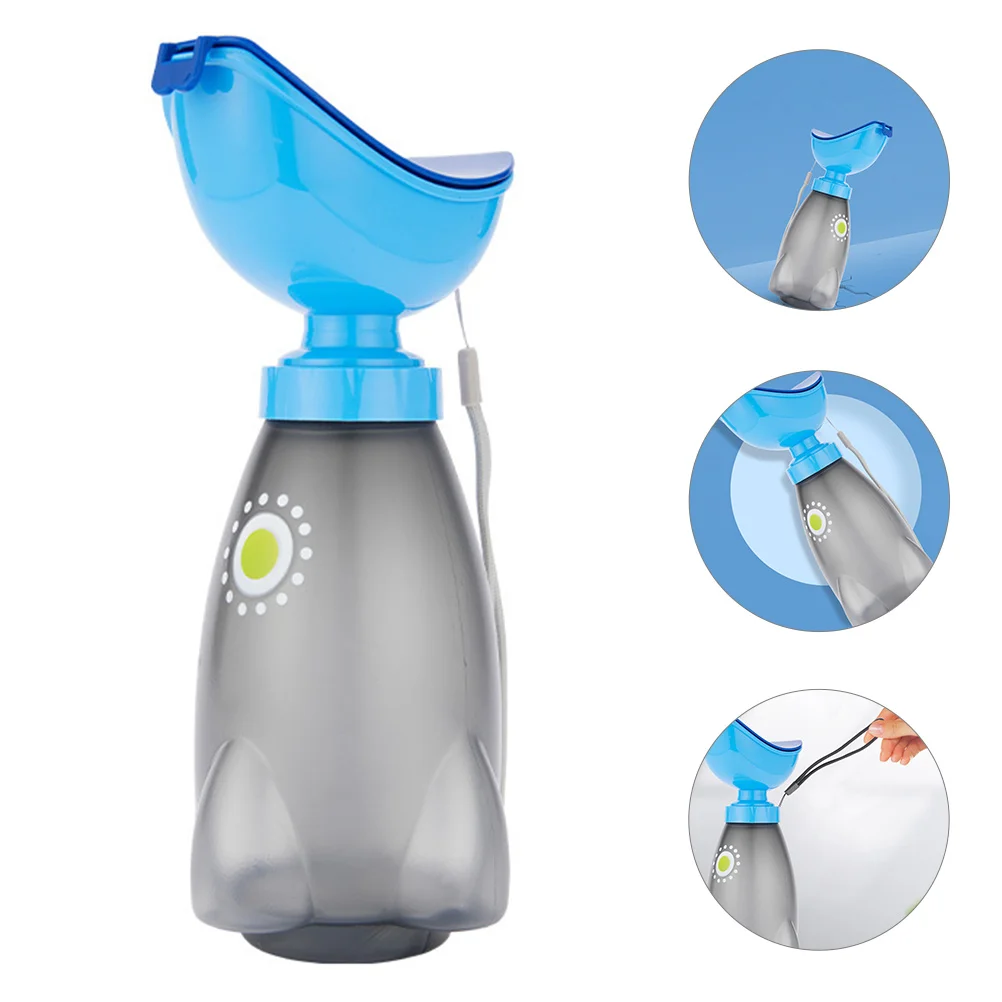 

Портативный горшок для малышей, аварийный писсуар, бутылка для путешествий, автомобиля, кемпинга, герметичный носик, компактный, прочный, пластик