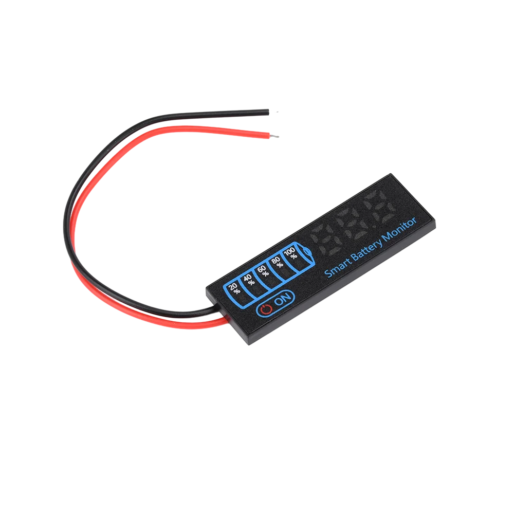 

DC7-40V 12V 24V Светодиодный индикатор емкости аккумулятора Литий-свинцово-кислотный аккумулятор Емкость мощности Панель дисплея Напряжение уровня заряда батареи