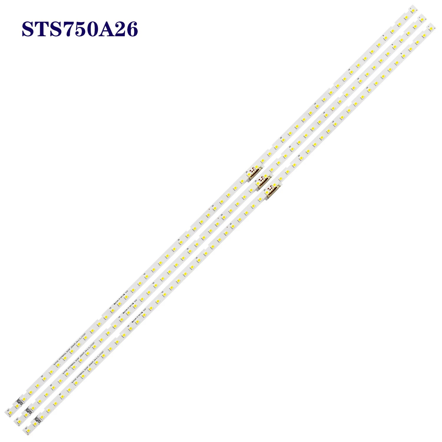 

LED Backlight strip 60 Lamp for Samsung 75'TV NU7100 STS750A26_3030F_30S 2P_REV1.0 UN75NU7100FX UN75NU6900F CY-NN075HGXV1B