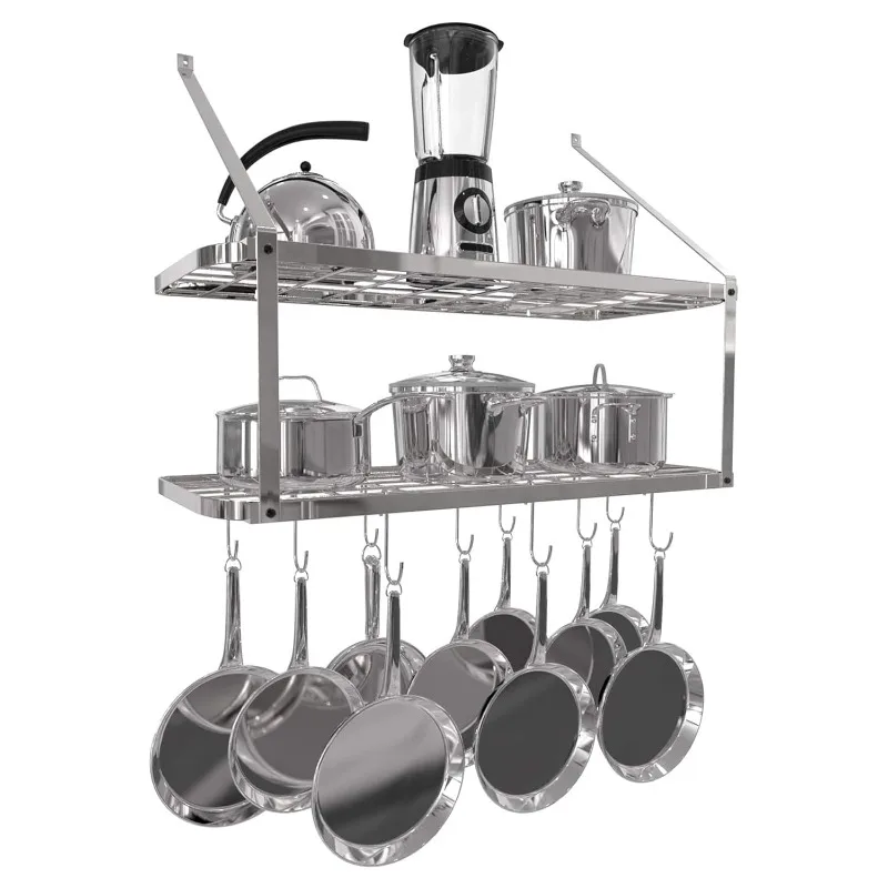 Hanging Pot and Pan Rack, 13.7