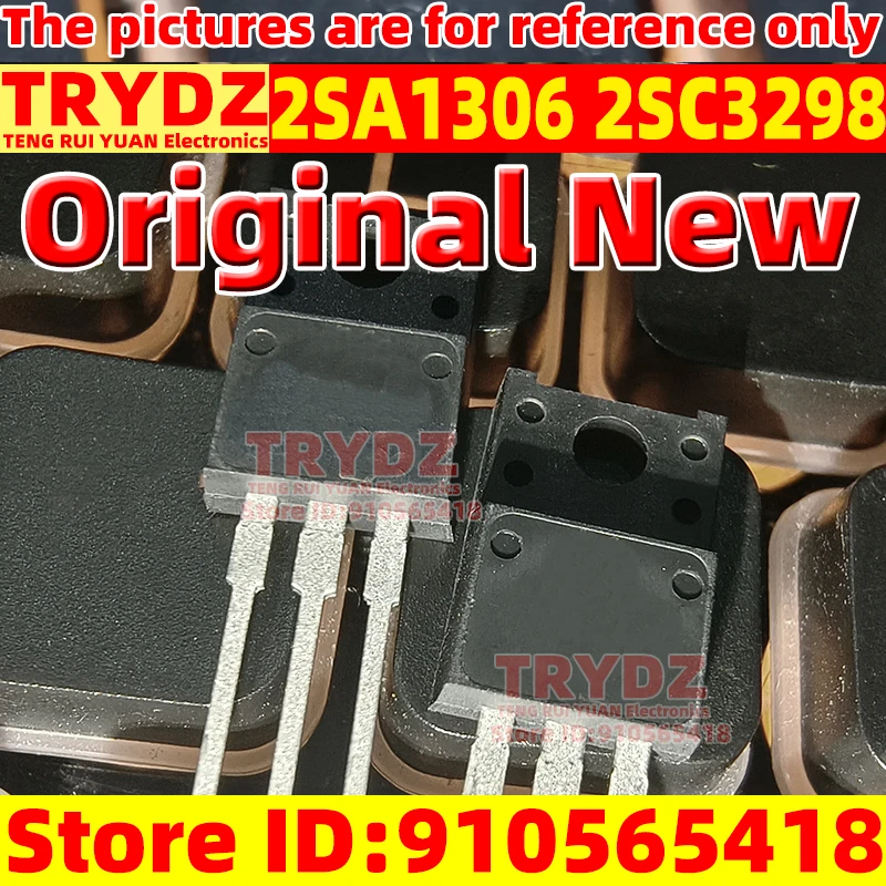 10-1pcs Original New A1306 C3298 2SA1306 2SC3298 2SA1306A 2SC3298A TO-220 Audio amplifier transistor Used