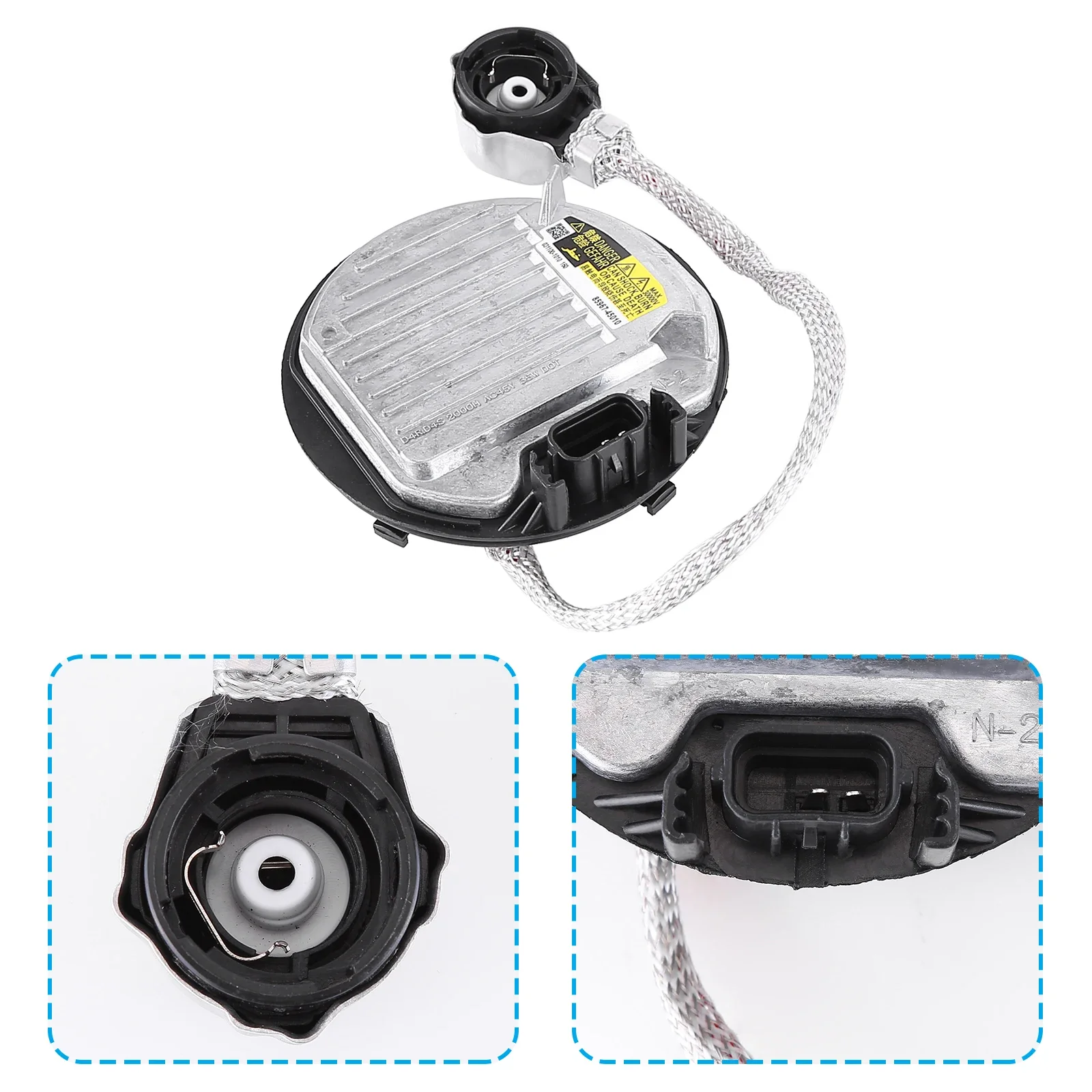 

2pcs Xenon ballast control units with 2pcs D4S bulbs Compatible for Lexus LX 570 2012-2015 8110775020