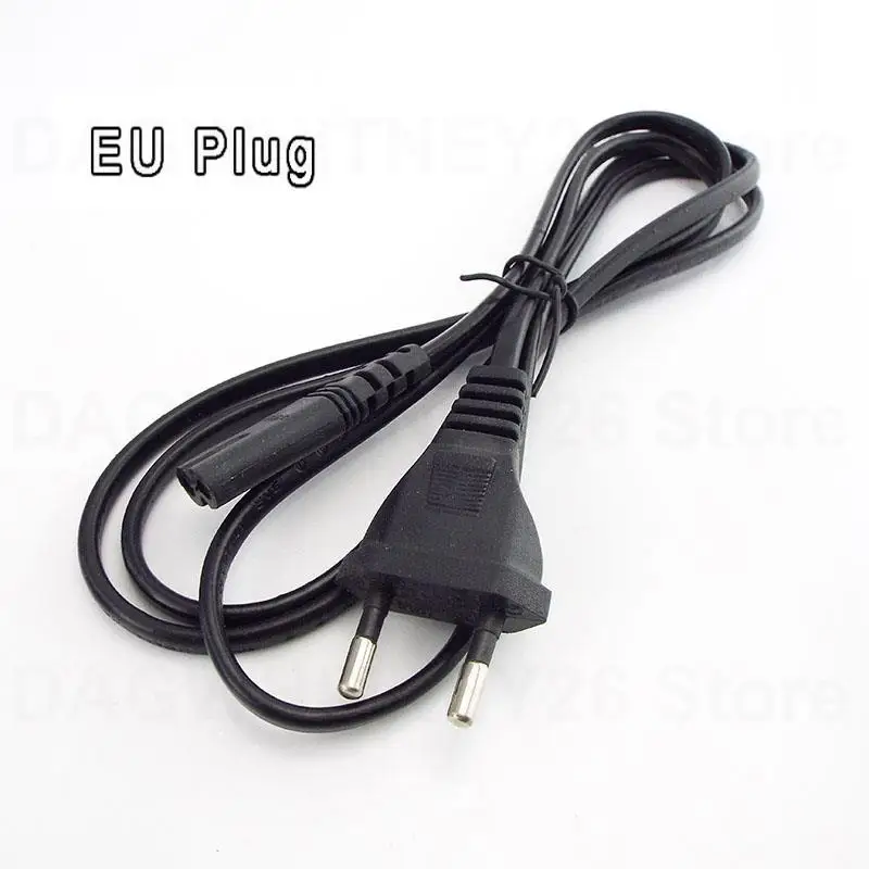 150CM 2 Pin AC Power Supply Cable Cord Lead Wire Power Extension Cord For Desktop Laptop PC Notebook EU US Type U26