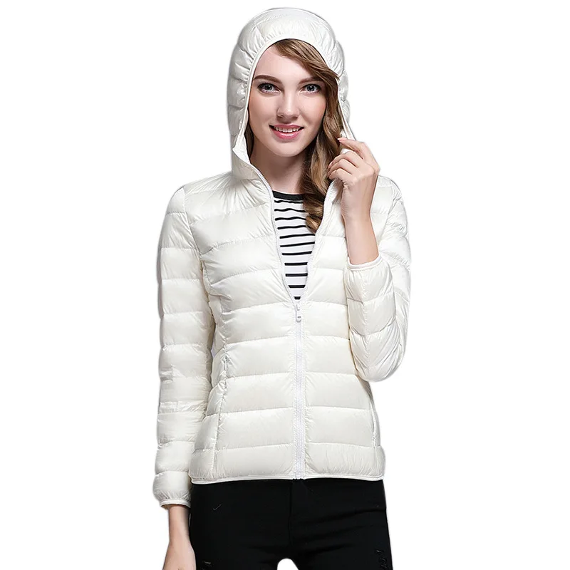 13 Colors Winter Coats Women 2023 New 90% White Duck Down Fashion Short Female Ultra Lightweight Packable Down Coats