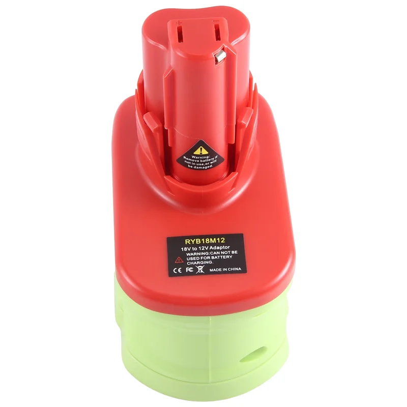 

LJL RYB18M12 Battery Adapter Accessories Parts For RYOBI 18V Lithium Battery Convert To For 12V M12 Cordless Power Too