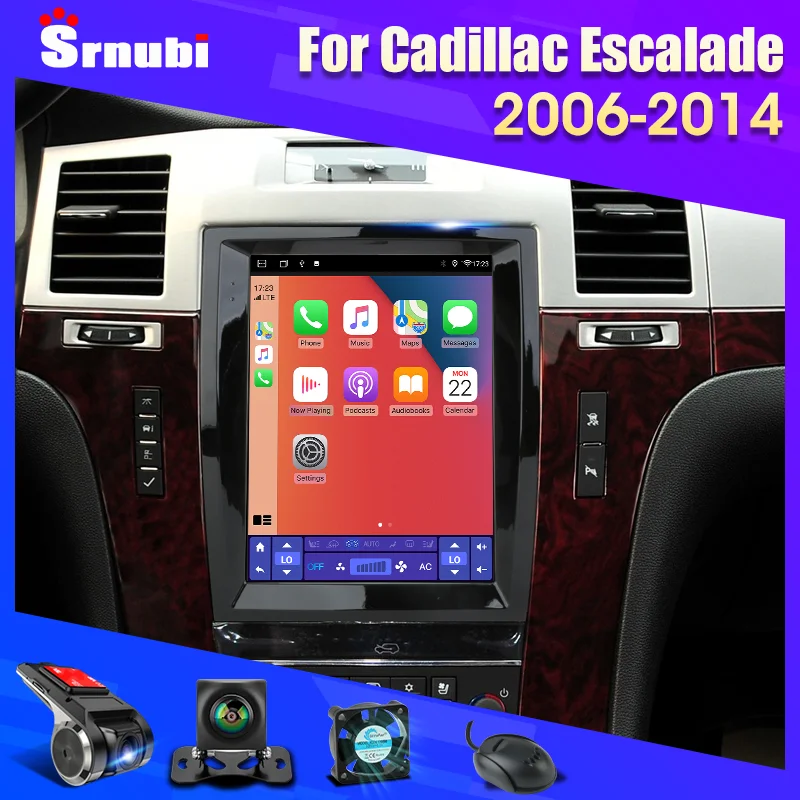 For Cadillac Escalade GMT900 3 2006-2014 SLS 2007-2012 Android 11 Car Radio Multimedia Player Carplay 9.7