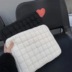 Korean version cloud cotton laptop bag suitable for Macbook 13.3/13.6/14 inches LG/Dell 15/15.6 inches iPad 9.7-11 inches