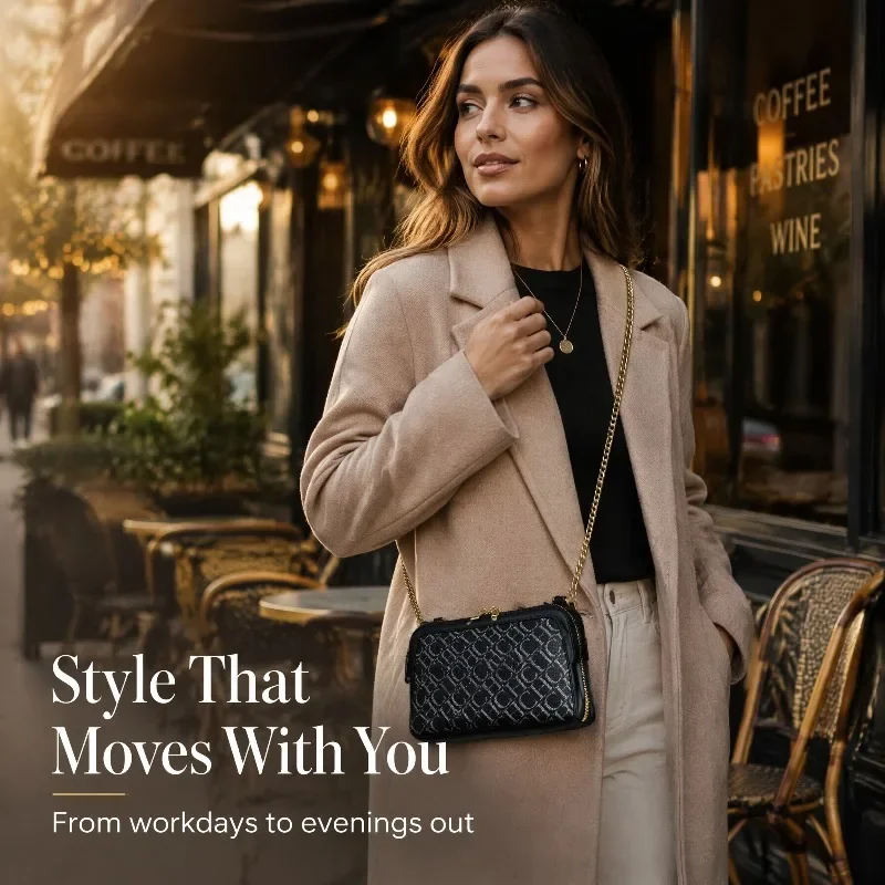 Designer Inspired Leather Shoulder Bag For Women Elegant Crossbody Purse Luxury Brand Ladies Fashion Handbag