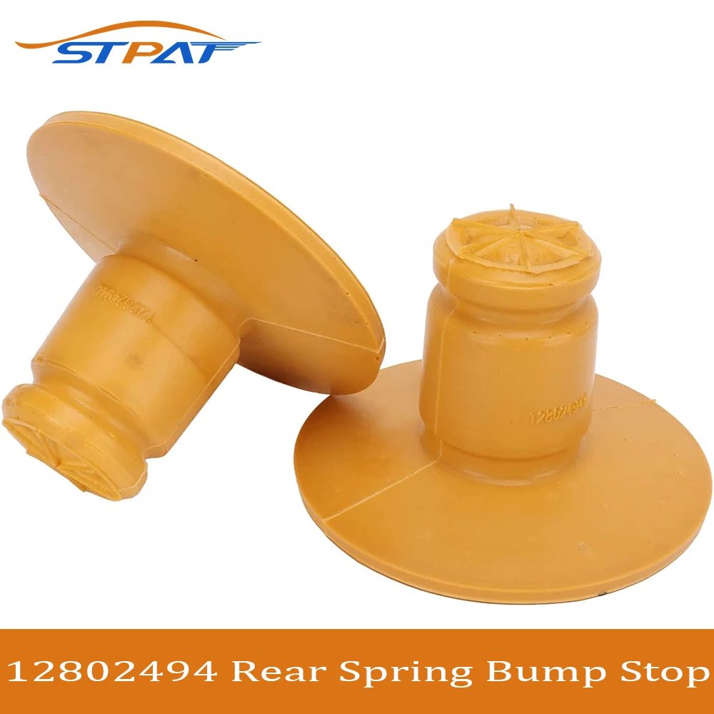 STPAT 12802494 Rear Spring Bump Stop For Saab 9-3 12794314 Durable Good Performance PU Coil Spring Bump Stop Rear