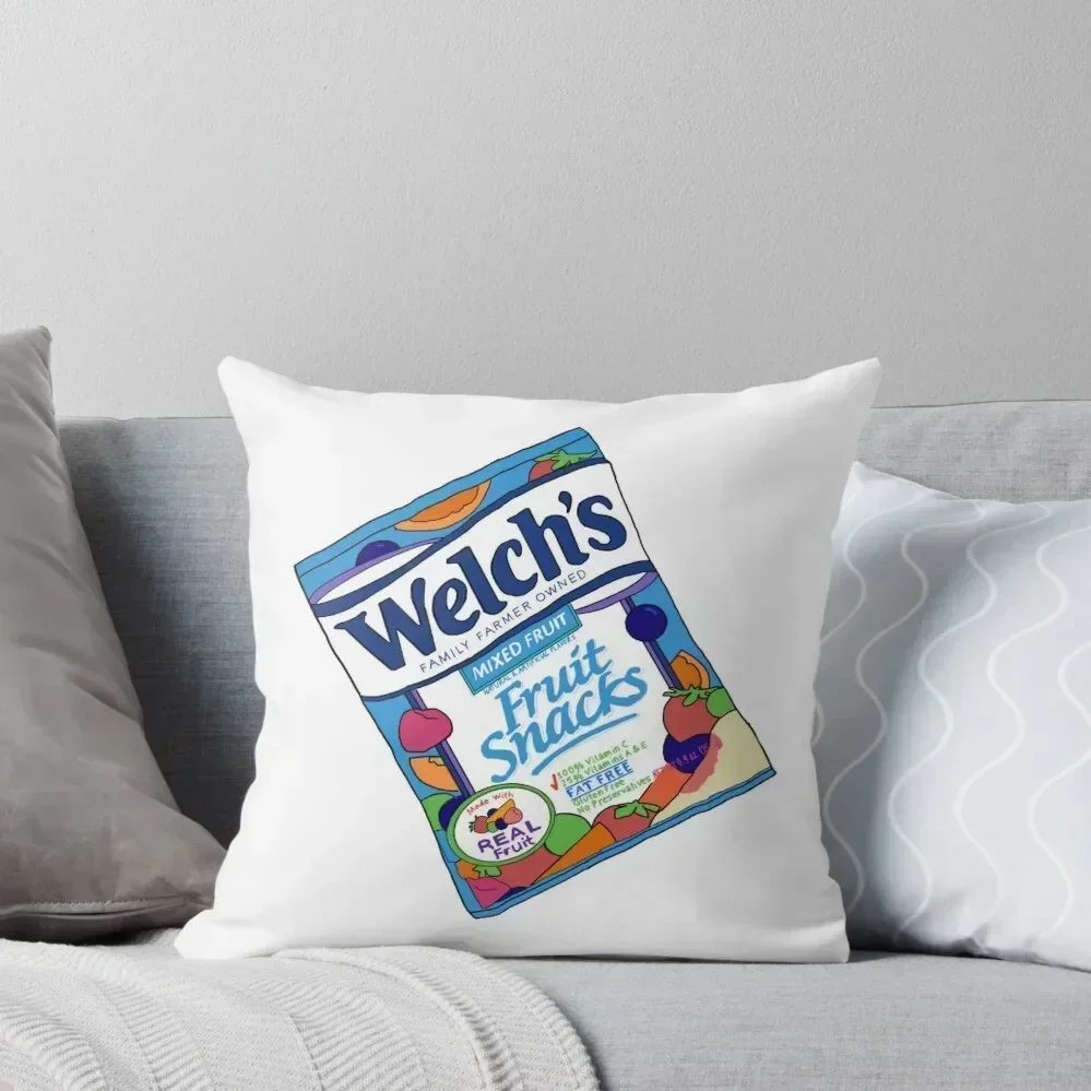 

Welch's Fruit Snacks Throw Pillow Christmas s Covers Plaid Sofa Cushion Child Decorative Cushion pillow