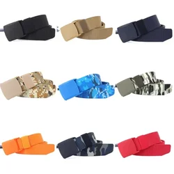 110~170cm Men's Automatic Buckle Nylon Belt Outdoor Hunting Security Check Automatic Buckle Lightweight Canvas Belt for Women