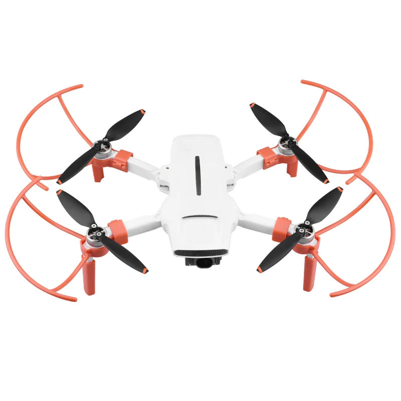 Couvercle de Protection de lame, protecteur d'hélice Anti-Collision et train d'atterrissage augmenté pour MINI Drone X8, Orange, meilleure vente