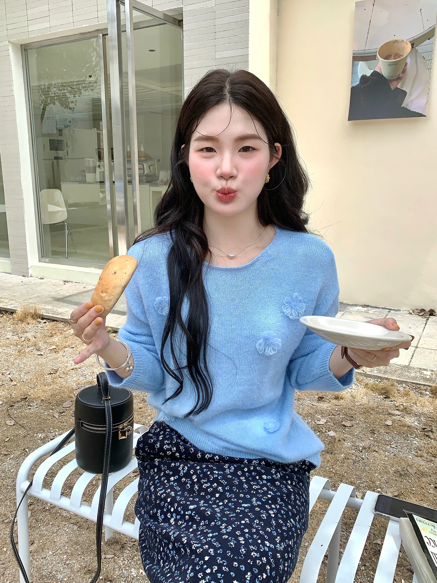 

Мягкий тонкий вязаный свитер с круглым вырезом, женский топ в корейском стиле, свободный крой, с длинными рукавами, осенне-зимний базовый слой