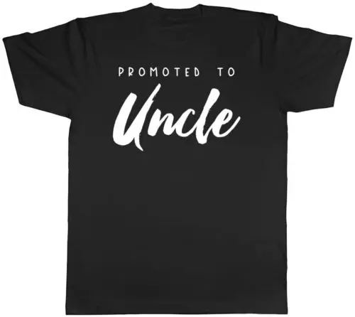 Promoted to Uncle Mens T-Shirt Tee