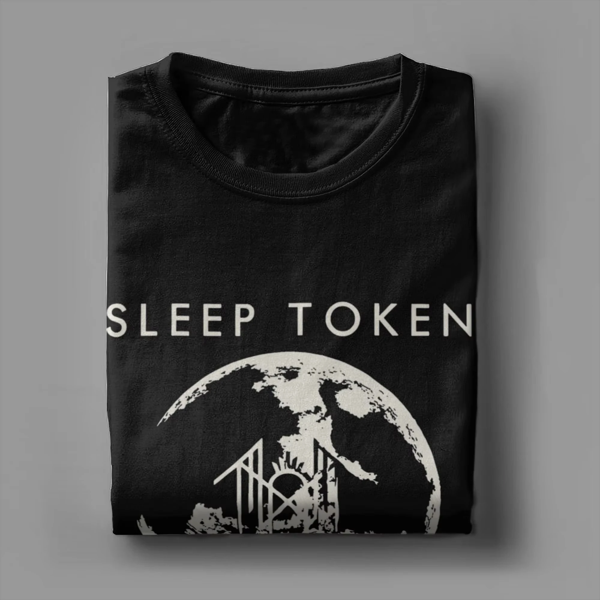 Casual Sleep Metal Tokens Its The Moon Tshirts Men T-Shirt 100%Cotton Short Sleeve O-Neck Tshirts Summer Oversized Tops Tees