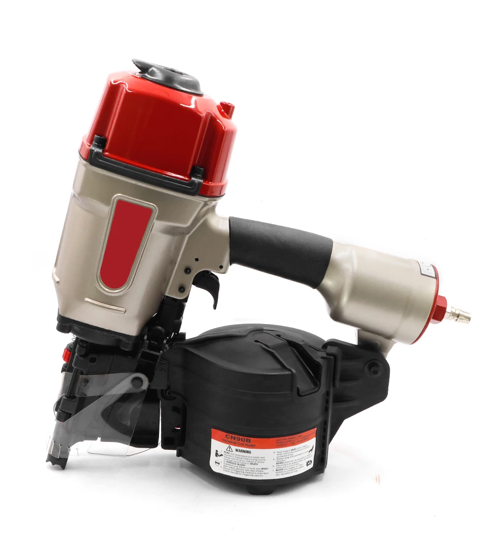 Nailer Cn90 e Cn90b da Bobina para 50-90 mm Pregos Páletes Resistentes e Crating Trabalhando Max Eua Design
