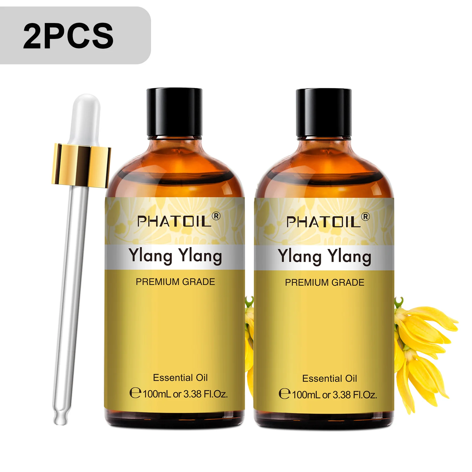PHATOIL 100ml Premium etherische olie Sandelhout Lavendel Eucalyptus Pepermunt Citroengras Vanille Aromatherapie etherische oliën