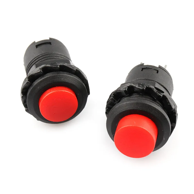 

Button switch DS-427DS-227 lockless reset installation hole 12MM power button press pass can be equipped with waterproof cap