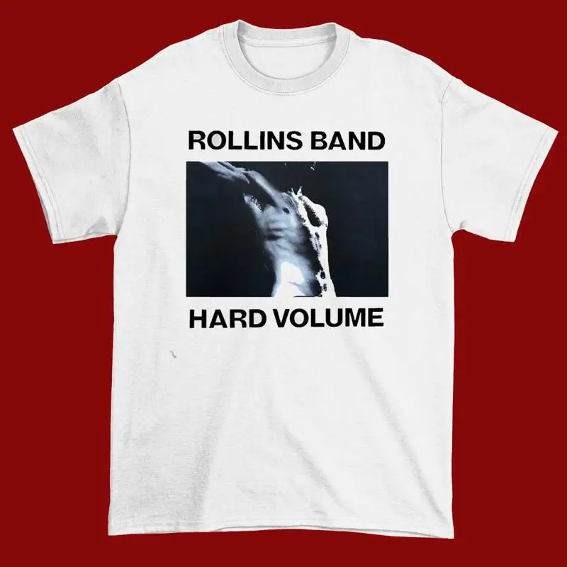 

Черная мужская полноразмерная футболка Hard Volume Classic Rollins Band Ng361